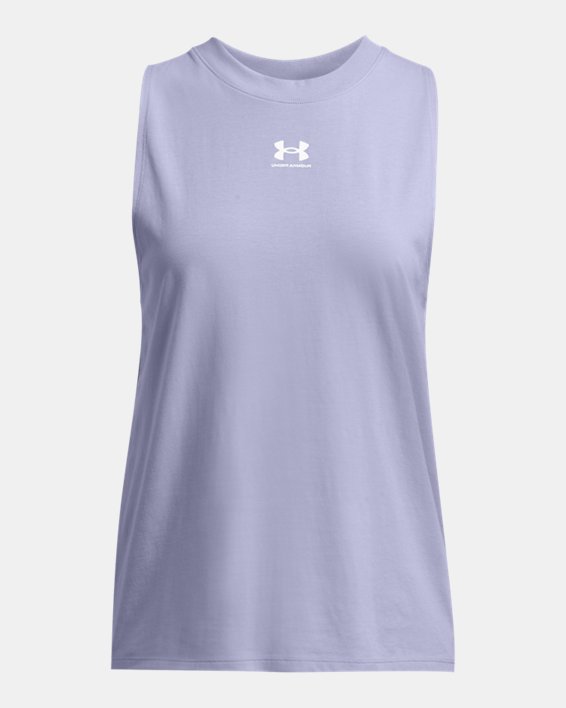 เสื้อกล้าม UA Off Campus Muscle สำหรับผู้หญิง in Purple image number 2
